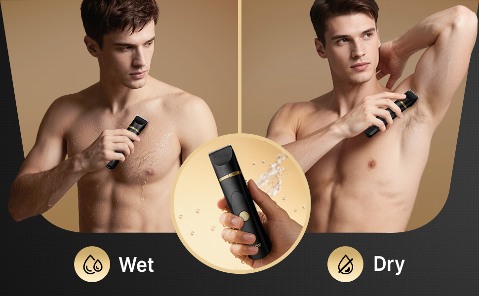 OLOV® G10Pro Body & Groin Hair Trimmer