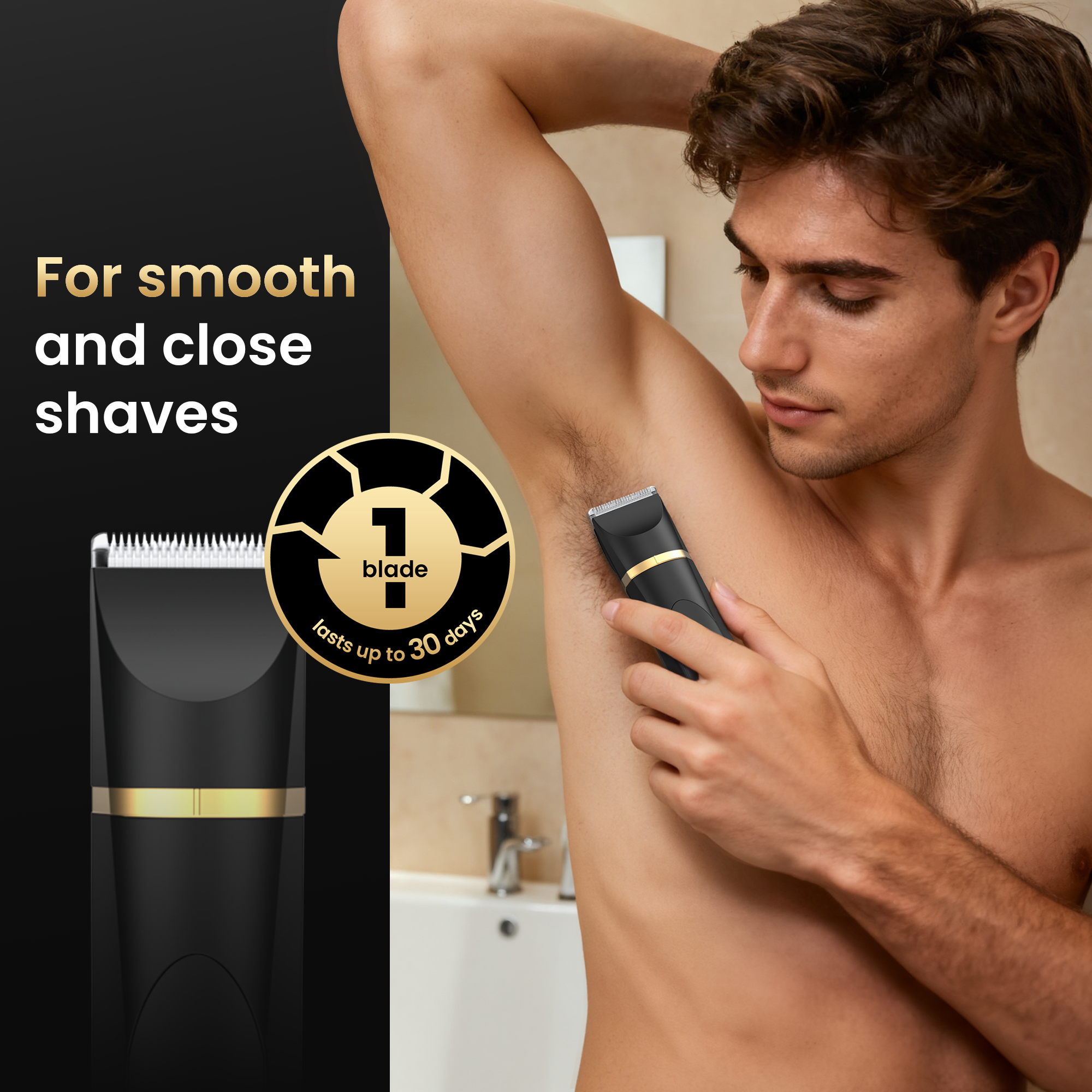 OLOV® G10Pro Body & Groin Hair Trimmer