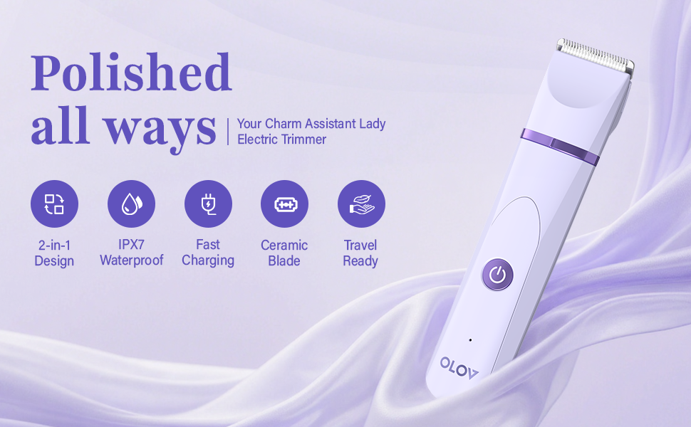 OLOV® L10Pro Body & Bikini Hair Trimmer