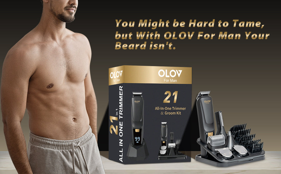 OLOV® Titan1.0 Facial & Body Hair Grooming Kit