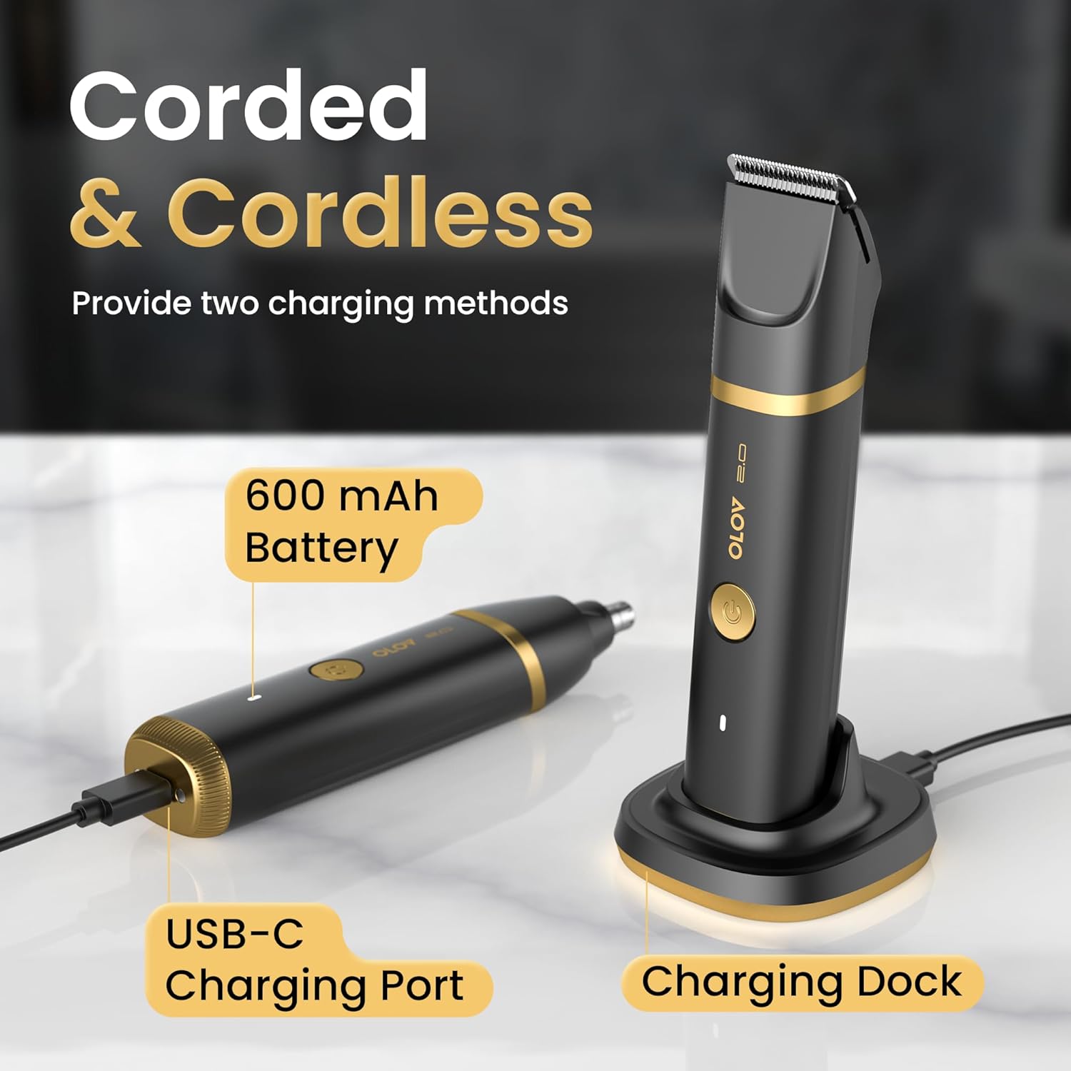 OLOV® 2.0 Groin & Body Hair Trimmer for Men