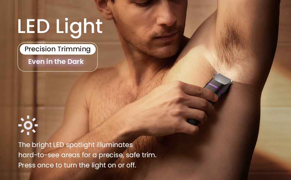 OLOV® 2.0 Groin & Body Hair Trimmer for Men