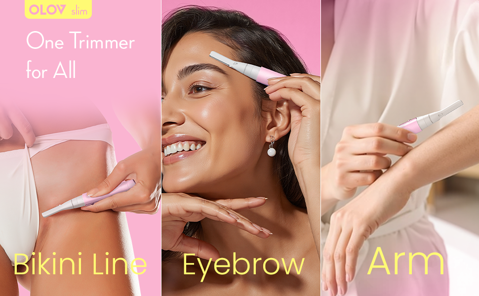 OLOV® Women Facial Hair Removal , Painless Eyebrow Trimmer