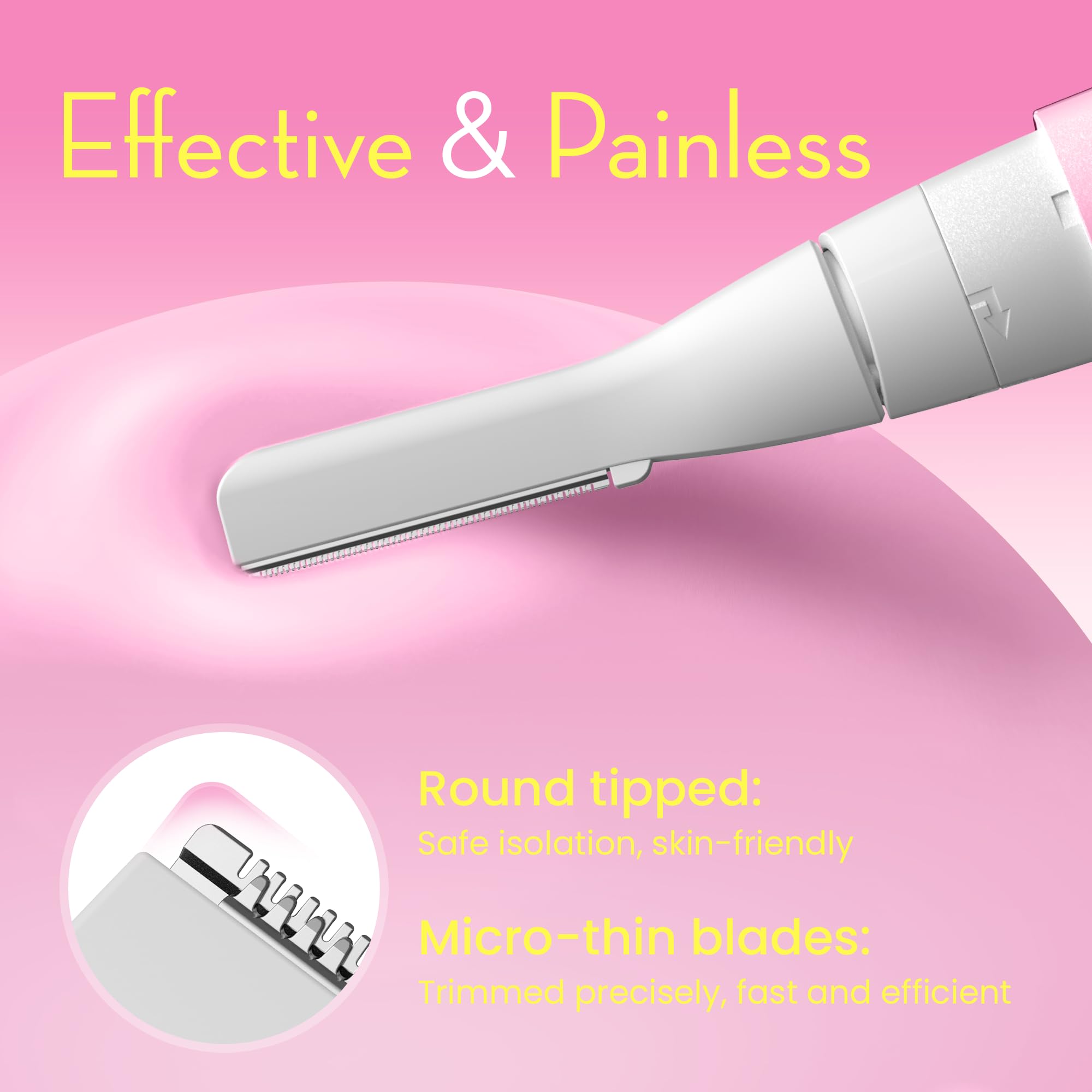 OLOV® Women Facial Hair Removal , Painless Eyebrow Trimmer