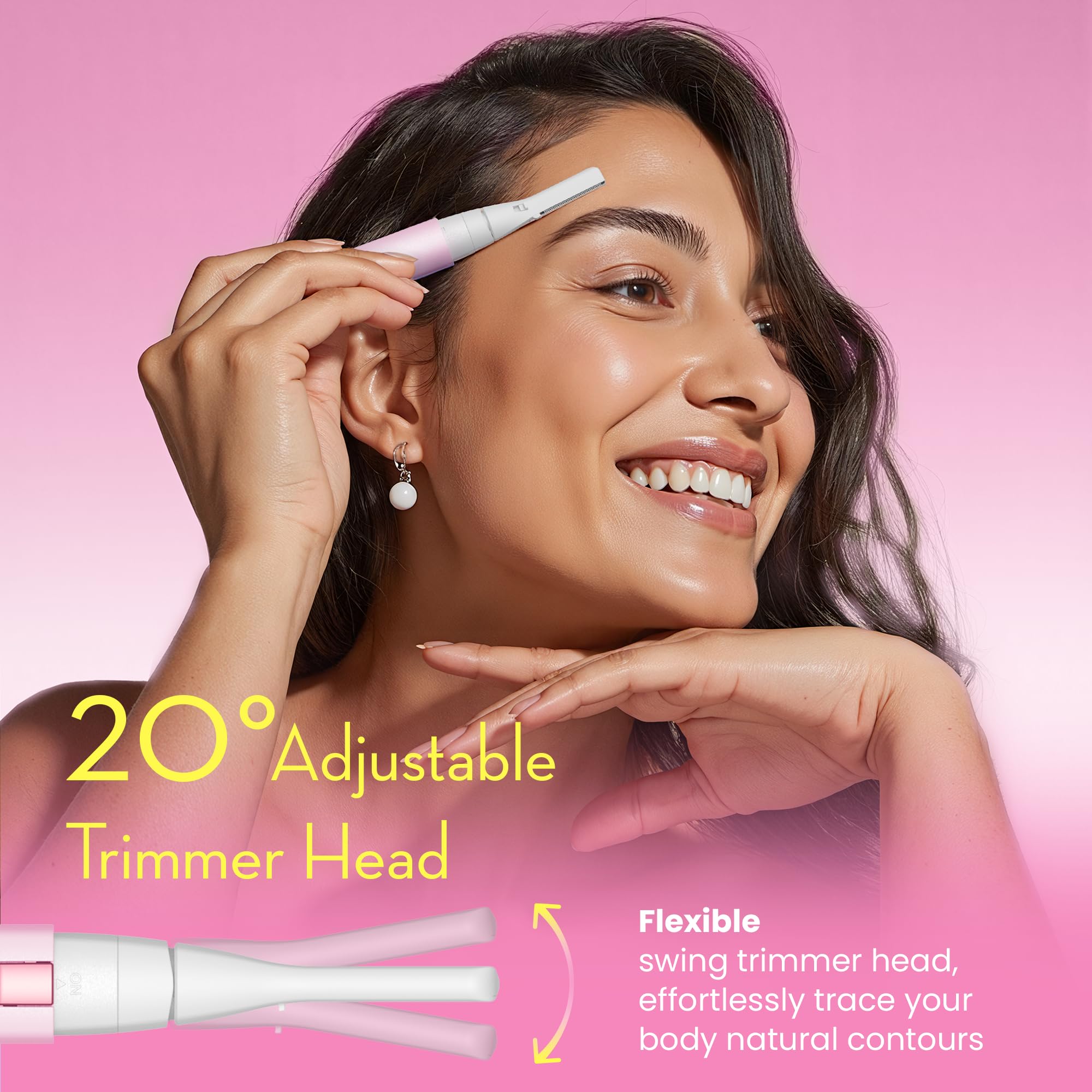 OLOV® Women Facial Hair Removal , Painless Eyebrow Trimmer