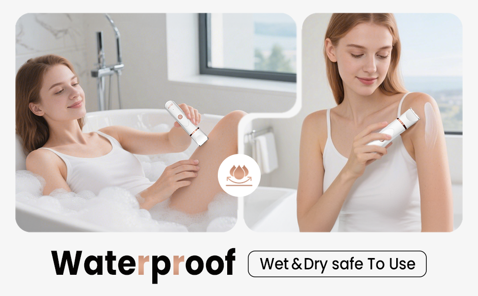 OLOV® L10Pro Body Hair Trimmer + Nose Hair Head